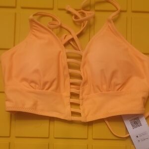 Cupshe Orange Bikini Top